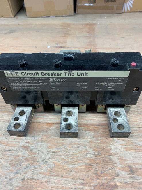 Used KPB3T100 ITE Siemens Trip Unit 1000A - Product Image
