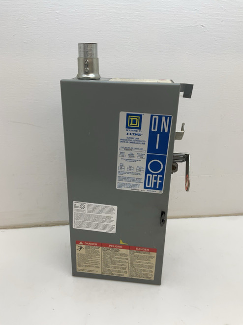 Used Square D 100 AMP PQ3610G I-Line Busway Unit Plug 3P3W 600 VAC - Product Image