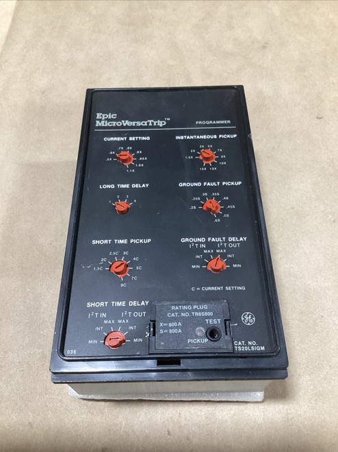 Used GE TS20LSIGM Epic MicroVersa Trip Unit Programmer 800A800A TR8S800 - Product Image