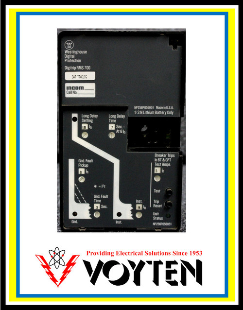 Refurbished EATON CUTLER-HAMMER DIGITRIP RMS 700 LIG FUNCTIONS T74CLIG - Product Image