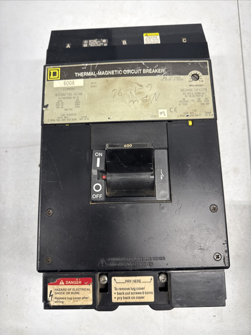Used Square D LC36600 600A 3P 600Volt Circuit breaker - Product Image