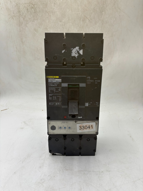 Used Square D LJL34600WU33X Molded Case Circuit Breaker 3P 600A 600V ndustrial Grade - Product Image