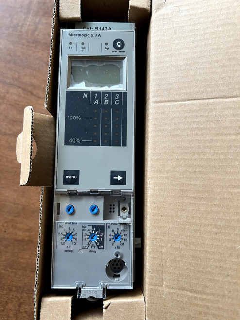 New Surplus Open Schneider Electric S143A Square D Micrologic 5.0A Trip Unit 33072 S143A-06W8uRsd - Product Image