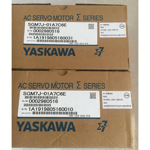 New 1PC YASKAWA SGM7J-01A7C6E Servo Motor SGM7J01A7C6E NEW In Box - Product Image