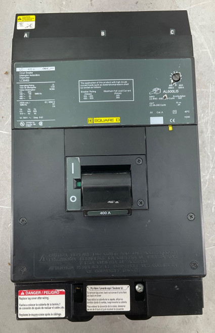 New NEW SQUARE D LC36400 ILINE CIRCUIT BREAKER 400 A 600V 3P LC36400(S - Product Image