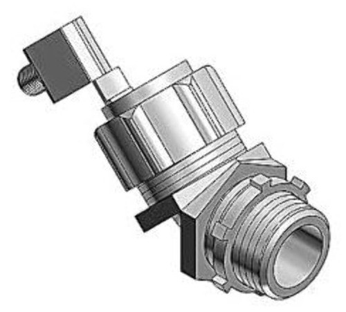 New 5248GR - Thomas  Betts 2-12 Inch 45 Degree Malleable Iron Liquidtight Connecto - Product Image