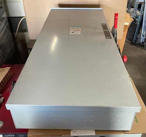 Used Siemens DTF224R Fusible Heavy Duty Double Throw Safety Switch . 200A. 12 - Product Image