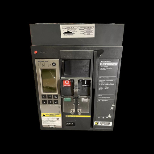 Used ⚡️Square D NT08L Masterpact TL7ATR63A3SXFXWXJAT 800 Amp Circuit Breaker⚡️ - Product Image