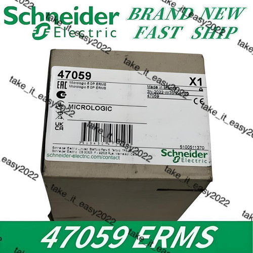New 1PC NEW SCHNEIDER ELECTRIC 47059 ERMS SQD TRIP UNIT MICROLOGIC 6.0P - Product Image