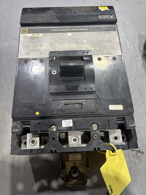 Used Square D MH360800 800 Amp Circuit Breaker - Product Image