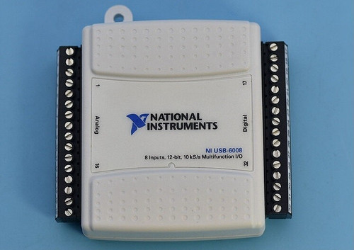 Used National Instruments USB-6008 Data Acquisition Card, NI DAQ, Multifunction - Product Image