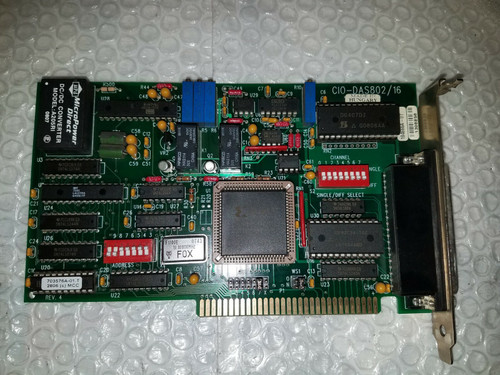 Used CIO-DAS80216 ISA AnalogDigital Data Acquisition Board CIO-DAS802/16 - Product Image