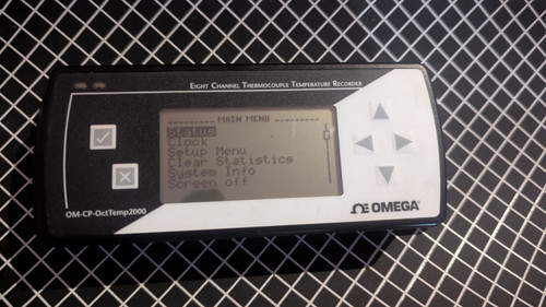 Used Omega OM-CP-OctTemp2000 Eight Channel ThermoCouple Temperature Recorder No Wires - Product Image