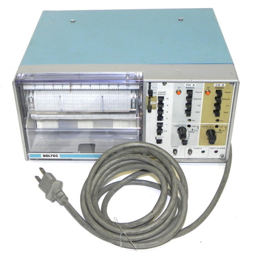 Used SOLTEC VP-6723S 2 PEN PORTABLE CHART RECORDER VP6723S - Product Image