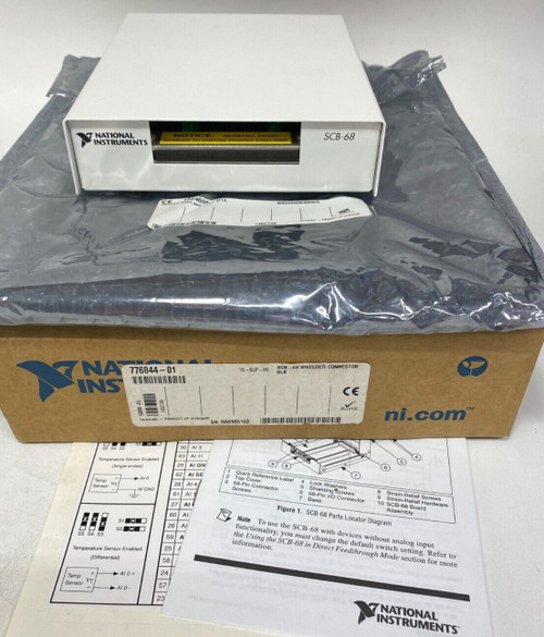 Used National Instruments NI SCB-68 Connector Block  Screw Terminal USED - Product Image