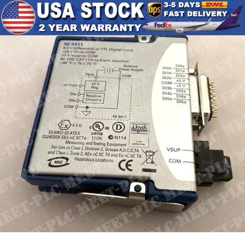 New US Free TAX NEW NI NI-9411 NI 9411 Digital Input Module.  - Product Image