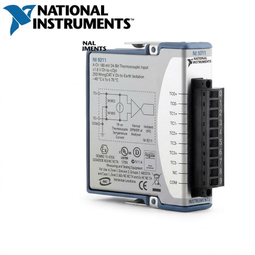 National Instruments Ni 9211 Cdaq Temperature / Thermocouple Input Module New
