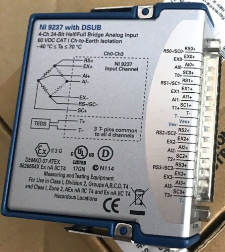Used Used NATIONAL INSTRUMENTS NI 9237 Bridge Analog Input ModuleBr  - Product Image