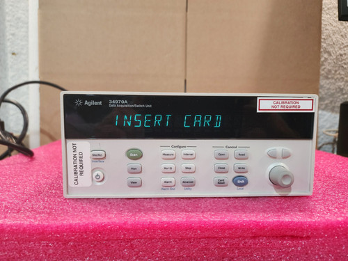 Used HPAgilent 34970A Data Acquisition Switch Unit Option 001 NON-DMM Unit 11 34970a - Product Image