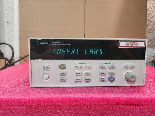 Used HPAgilent 34970A Data Acquisition Switch Unit Option 001 NON-DMM Unit 10 34970a - Product Image