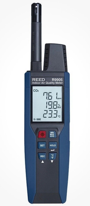 New Reed R9905 Data Logging Indoor Air Quality Meter Temperature Humidity  C02 - Product Image