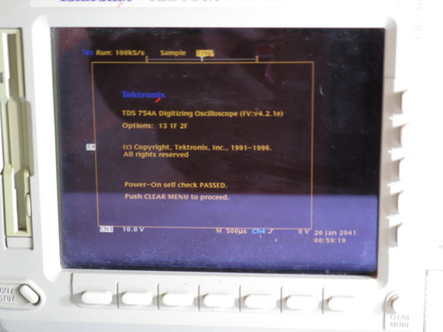 Used Tektronix TDS754A 4-Channel 500MHz Digital Oscilloscope, Options 13 1F 2F - Product Image