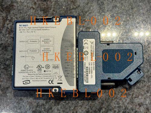Used National Instruments NI 9401 8 Ch TTL High Speed Digital InputOutput w NI 9924 151628A-01L - Product Image
