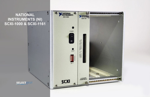 Used NATIONAL INSTRUMENTS NI SCXI-1000  SCXI-1161 MAINFRAME  8 CH. SWITCH REF L SCXI-1000 & SCXI-1161 - Product Image
