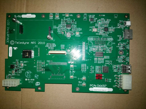 Used 06697 LCD Interface PCB for TELEDYNE T200 Teledyne API NOx Analyser Model T200 040410100 - Product Image