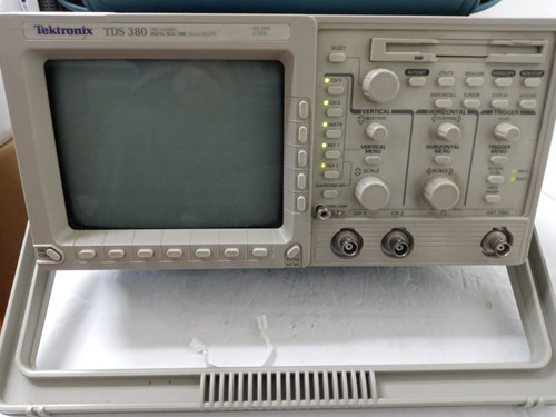 Used Tektronix TDS 380 Oscilloscope 400Mhz 2 GSs, GPIB, IO opt. 14 - Product Image