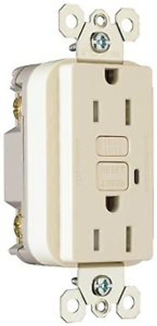 Pass & Seymour 1595-Trlacc4 Gfci Receptacle Tamper Resistant 15A 125V Light Almo