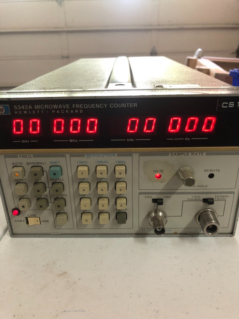 Used HEWLETT PACKARD 5342A MICROWAVE FREQUENCY COUNTER - Product Image
