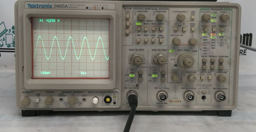 Used TEKTRONIX 2465A 4 CH 350MHZ OSCILLOSCOPE - Product Image