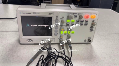Used HP Agilent DSO1012A Digital Oscilloscope 100MHz 2 Ch 2 Probes 100MHz 2 GSas Yi - Product Image