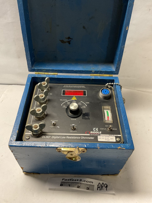 Used BIDDLE DLRO DIGITAL LOW RESISTANCE OHMMETER 247000, - Product Image