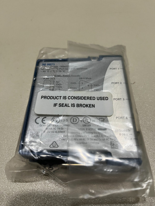 New National Instruments NI 9871 Module RS485RS422 - Product Image