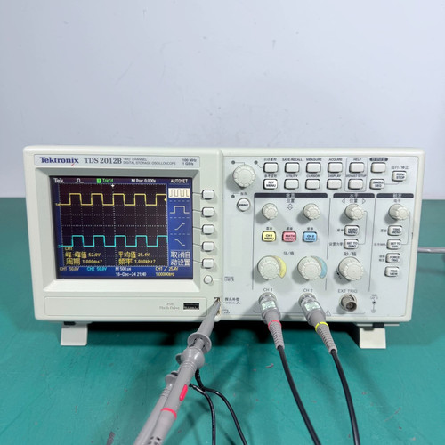 Used Tektronix TDS2012B 2Channel 100 MHz 1 GSs Digital Storage Oscilloscopedmm - Product Image
