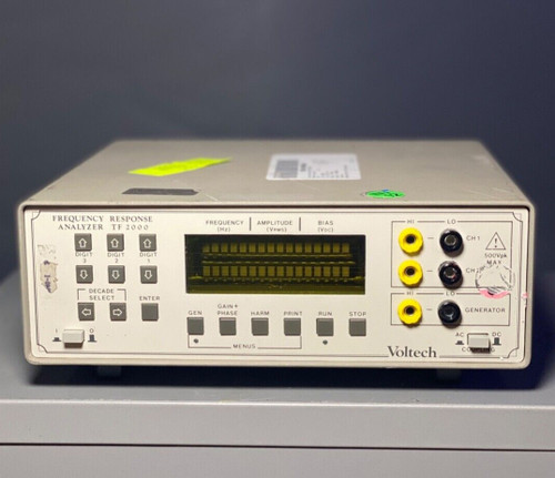 Used NASA Voltech Frequency Analyzer TF 2000 - Product Image