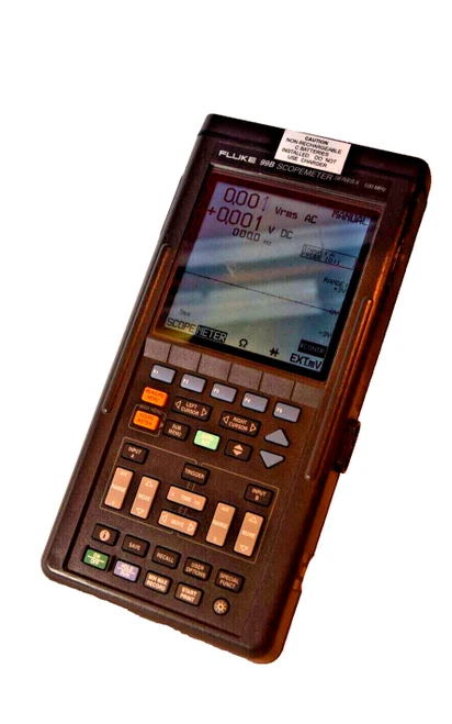 Used FLUKE 99B ScopeMeter Series II 100MHz Hand Held Oscilloscope No AC Adapter - Product Image