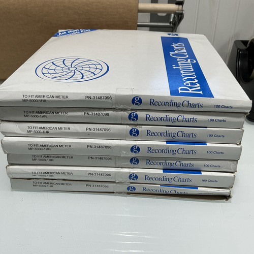 New Graphic Controls Recording Charts, Box Of 100 Qty 11 Boxes - Product Image