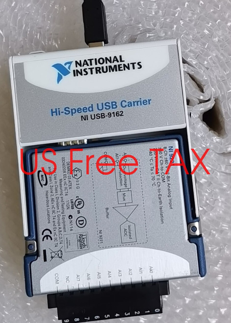 Used National Instruments USB-9211A Temperature Input Module, NI-9211 with USB-9162 9211+9162 - Product Image