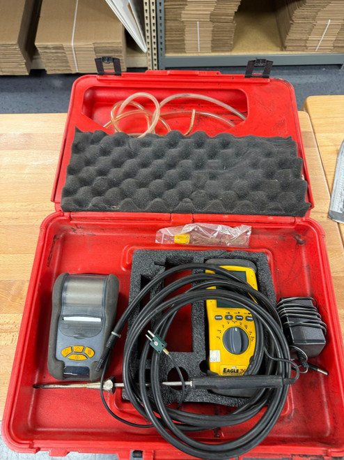 Used Used UEI C155 Combustion Analyzer with Printer Works great, No Errors - Product Image