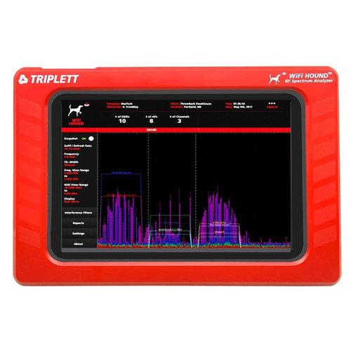 New Triplett WiFi Hound WFHOUND 2.4  5 GHz Spectrum Analyzing Tester - Product Image
