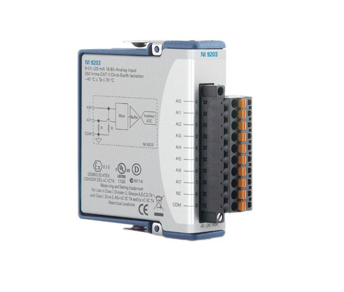 New NI 9203 National Instruments NI- 9203 cDAQ Analog Current Input Module 779516-01 - Product Image