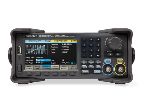New Siglent SDG1022X Plus - FunctionArbitrary Waveform Generator 25 MHz2 Channel - Product Image