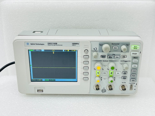 Used Agilent DSO1102B Oscilloscope 100 MHz, 2 Analog Channels, 1GSas W POWER CORD DSO1102B-FG - Product Image