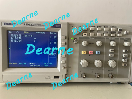 Used 1PCS Tektronix TDS2012C 100MHz 2 CHANNEL DIGITAL STORAGE Oscilloscope - Product Image