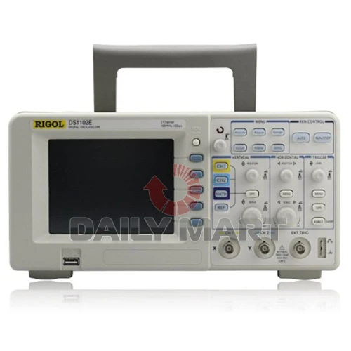 New RIGOL Digital Oscilloscope DS1102E 100MHz 1GSas 1Mpts 2-CH New  Free Ship - Product Image