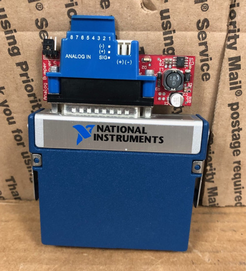 Used NI 9201 With DSUB 8-CH - 10V 12-BIT Analog Input TESTED 192607C-71 - Product Image