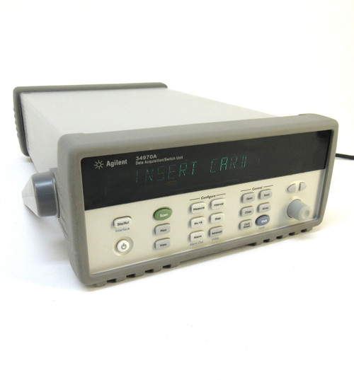 Used Agilent 34970A Data Acquisition  Data Logger Switch Unit w DMM, RS232, GPIB - Product Image